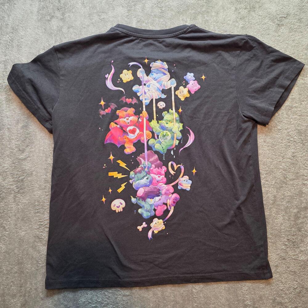 Care Bears Shirt Mens L Black Halloween Universal Monsters Graphic T-Shirt